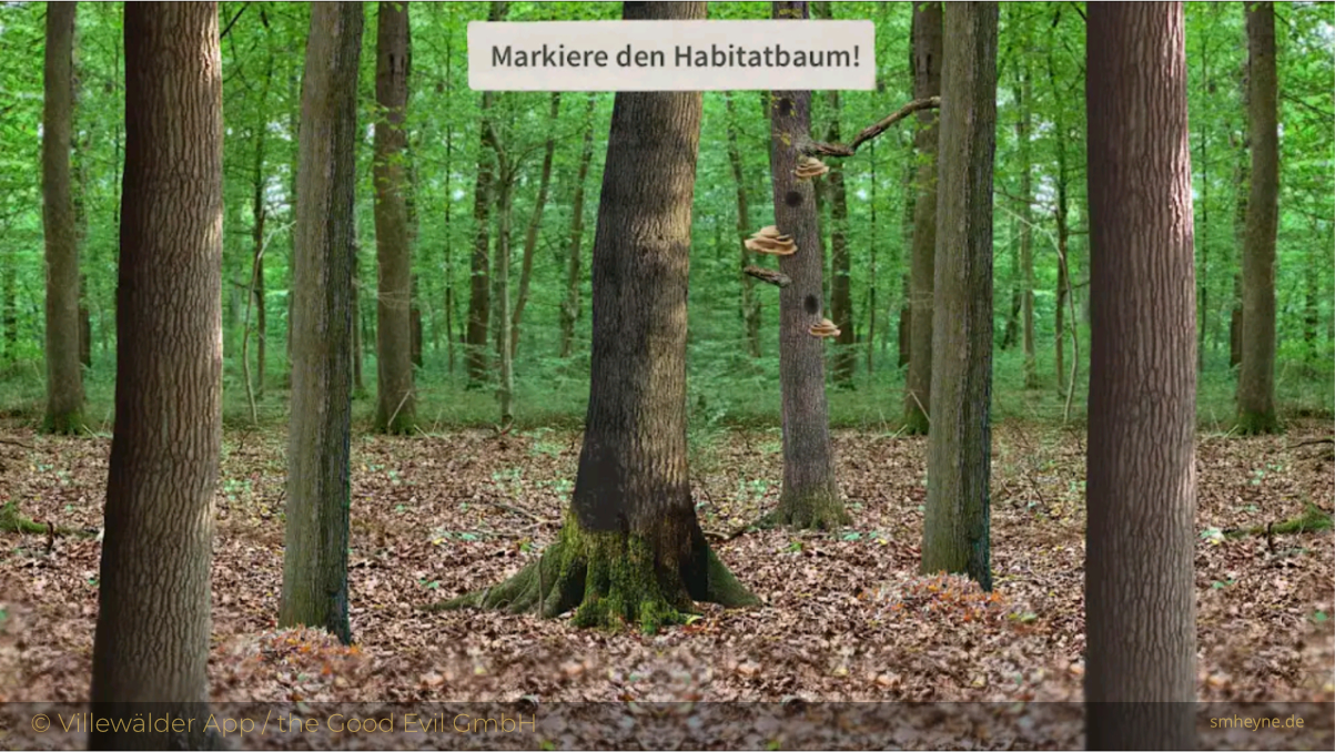 Villewälder – in Game Screenshot: habitat tree